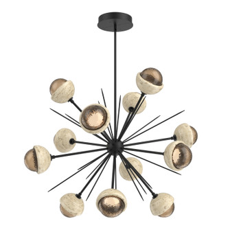 Cabochon LED Chandelier in Matte Black (404|CHB0093-0B-MB-B-001-L3-TR)