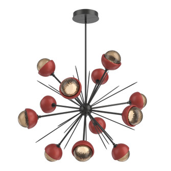 Cabochon LED Chandelier in Matte Black (404|CHB0093-0B-MB-B-001-L3-RE)