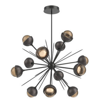 Cabochon LED Chandelier in Matte Black (404|CHB0093-0B-MB-B-001-L3-GP)
