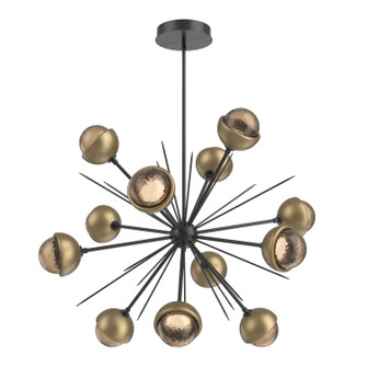 Cabochon LED Chandelier in Matte Black (404|CHB0093-0B-MB-B-001-L3-GB)