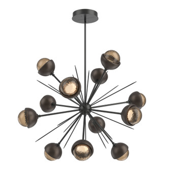 Cabochon LED Chandelier in Matte Black (404|CHB0093-0B-MB-B-001-L3-FB)