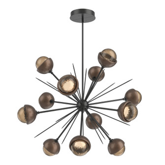 Cabochon LED Chandelier in Matte Black (404|CHB0093-0B-MB-B-001-L3-BB)