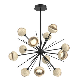 Cabochon LED Chandelier in Matte Black (404|CHB0093-0B-MB-A-001-L1-TR)
