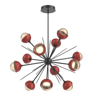 Cabochon LED Chandelier in Matte Black (404|CHB0093-0B-MB-A-001-L1-RE)