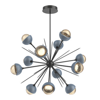 Cabochon LED Chandelier in Matte Black (404|CHB0093-0B-MB-A-001-L1-BU)