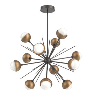 Cabochon LED Chandelier in Graphite (404|CHB0093-0B-GP-WL-001-L3-NB)