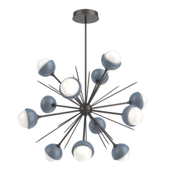 Cabochon LED Chandelier in Graphite (404|CHB0093-0B-GP-WL-001-L3-BU)