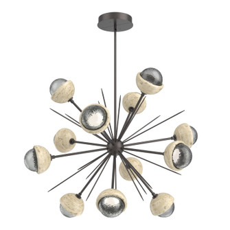 Cabochon LED Chandelier in Graphite (404|CHB0093-0B-GP-S-001-L3-TR)