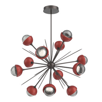 Cabochon LED Chandelier in Graphite (404|CHB0093-0B-GP-S-001-L1-RE)