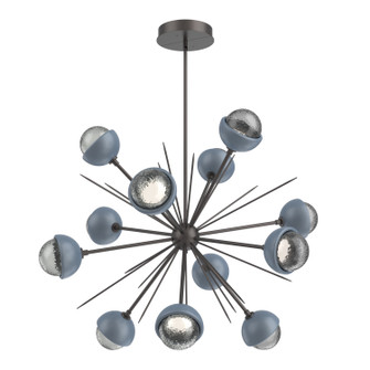 Cabochon LED Chandelier in Graphite (404|CHB0093-0B-GP-S-001-L1-BU)