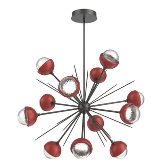 Cabochon LED Chandelier in Graphite (404|CHB0093-0B-GP-C-001-L1-RE)