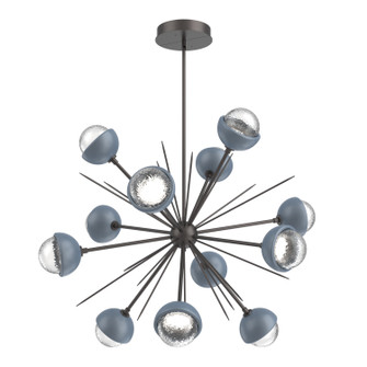 Cabochon LED Chandelier in Graphite (404|CHB0093-0B-GP-C-001-L1-BU)