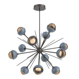 Cabochon LED Chandelier in Graphite (404|CHB0093-0B-GP-B-001-L1-BU)