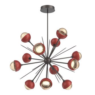 Cabochon LED Chandelier in Graphite (404|CHB0093-0B-GP-A-001-L3-RE)