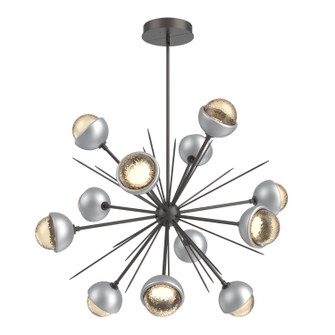 Cabochon LED Chandelier in Graphite (404|CHB0093-0B-GP-A-001-L3-CS)