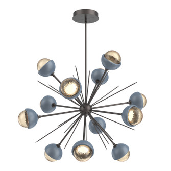 Cabochon LED Chandelier in Graphite (404|CHB0093-0B-GP-A-001-L1-BU)