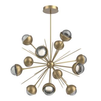 Cabochon LED Chandelier in Gilded Brass (404|CHB0093-0B-GB-S-001-L1-MS)