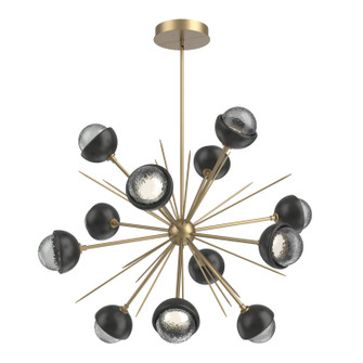 Cabochon LED Chandelier in Gilded Brass (404|CHB0093-0B-GB-S-001-L1-MB)