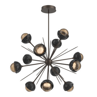 Cabochon LED Chandelier in Flat Bronze (404|CHB0093-0B-FB-B-001-L3-BM)