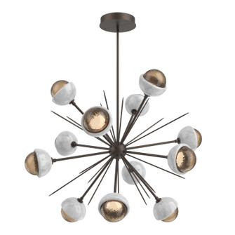 Cabochon LED Chandelier in Flat Bronze (404|CHB0093-0B-FB-B-001-L1-WM)