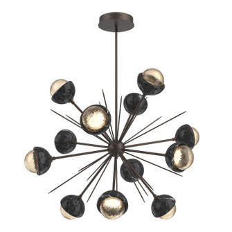 Cabochon LED Chandelier in Flat Bronze (404|CHB0093-0B-FB-A-001-L1-BM)