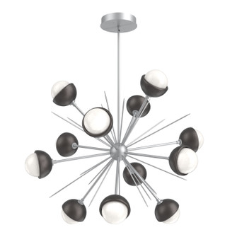 Cabochon LED Chandelier in Classic Silver (404|CHB0093-0B-CS-WL-001-L3-GP)