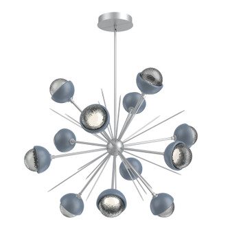 Cabochon LED Chandelier in Classic Silver (404|CHB0093-0B-CS-S-001-L3-BU)