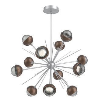 Cabochon LED Chandelier in Classic Silver (404|CHB0093-0B-CS-S-001-L3-BB)