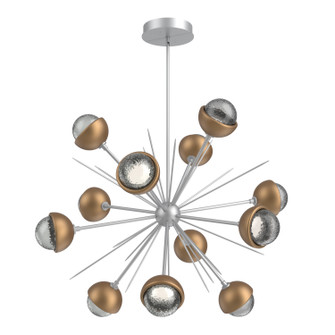 Cabochon LED Chandelier in Classic Silver (404|CHB0093-0B-CS-S-001-L1-NB)