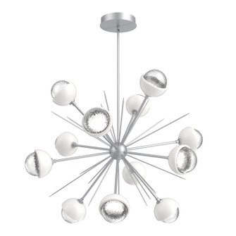 Cabochon LED Chandelier in Classic Silver (404|CHB0093-0B-CS-C-001-L3-WI)