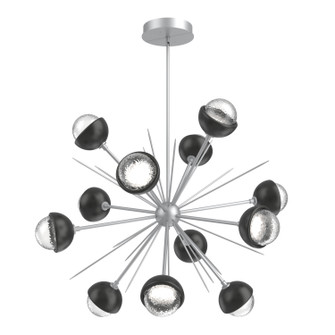 Cabochon LED Chandelier in Classic Silver (404|CHB0093-0B-CS-C-001-L3-MB)