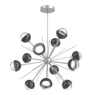 Cabochon LED Chandelier in Classic Silver (404|CHB0093-0B-CS-C-001-L3-GP)