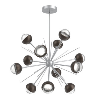 Cabochon LED Chandelier in Classic Silver (404|CHB0093-0B-CS-C-001-L3-FB)