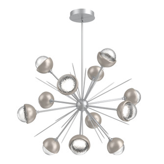 Cabochon LED Chandelier in Classic Silver (404|CHB0093-0B-CS-C-001-L3-BS)
