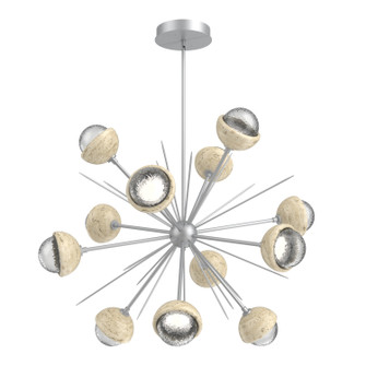 Cabochon LED Chandelier in Classic Silver (404|CHB0093-0B-CS-C-001-L1-TR)