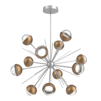 Cabochon LED Chandelier in Classic Silver (404|CHB0093-0B-CS-C-001-L1-NB)