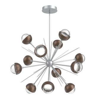 Cabochon LED Chandelier in Classic Silver (404|CHB0093-0B-CS-C-001-L1-BB)