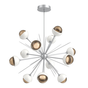 Cabochon LED Chandelier in Classic Silver (404|CHB0093-0B-CS-B-001-L3-WI)