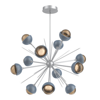 Cabochon LED Chandelier in Classic Silver (404|CHB0093-0B-CS-B-001-L3-BU)