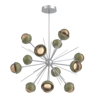 Cabochon LED Chandelier in Classic Silver (404|CHB0093-0B-CS-B-001-L1-GE)