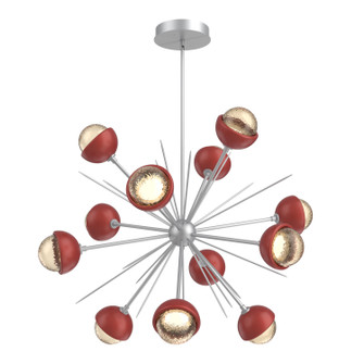 Cabochon LED Chandelier in Classic Silver (404|CHB0093-0B-CS-A-001-L3-RE)