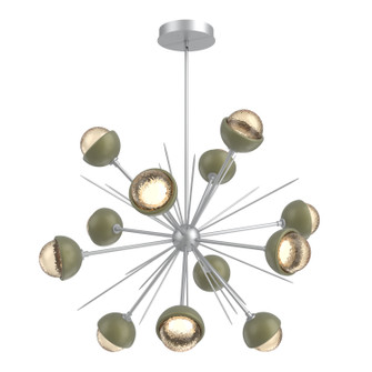 Cabochon LED Chandelier in Classic Silver (404|CHB0093-0B-CS-A-001-L1-GE)