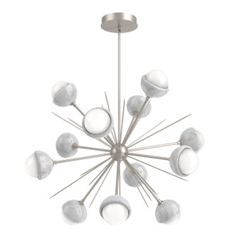 Cabochon LED Chandelier in Beige Silver (404|CHB0093-0B-BS-WL-001-L3-WM)