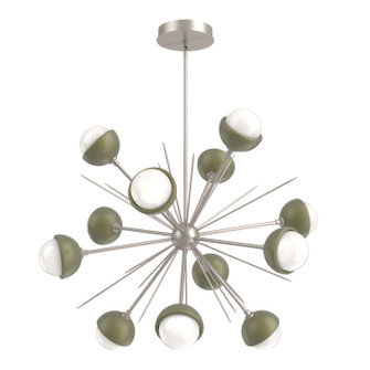 Cabochon LED Chandelier in Beige Silver (404|CHB0093-0B-BS-WL-001-L3-GE)