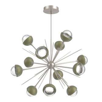 Cabochon LED Chandelier in Beige Silver (404|CHB0093-0B-BS-C-001-L1-GE)