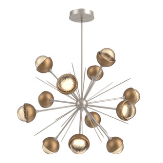 Cabochon LED Chandelier in Beige Silver (404|CHB0093-0B-BS-A-001-L3-NB)