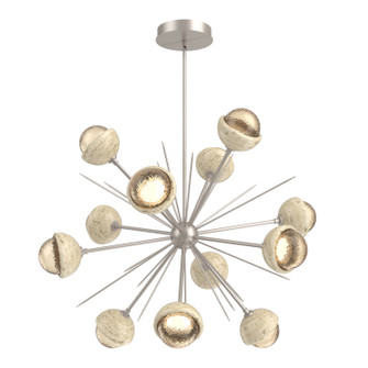 Cabochon LED Chandelier in Beige Silver (404|CHB0093-0B-BS-A-001-L1-TR)