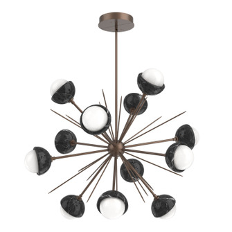 Cabochon LED Chandelier in Burnished Bronze (404|CHB0093-0B-BB-WL-001-L3-BM)