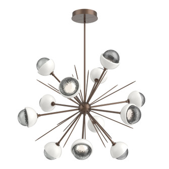 Cabochon LED Chandelier in Burnished Bronze (404|CHB0093-0B-BB-S-001-L3-WI)