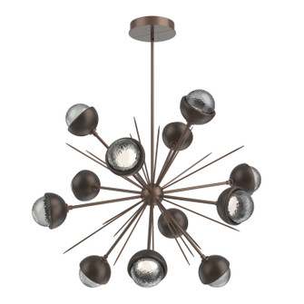 Cabochon LED Chandelier in Burnished Bronze (404|CHB0093-0B-BB-S-001-L3-FB)